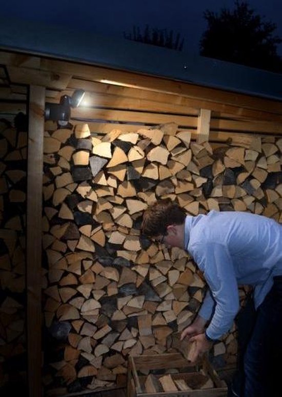Brennenstuhl Batterij LED Straler LUFOS 200 met infrarood-bewegingsmelder - Grijs