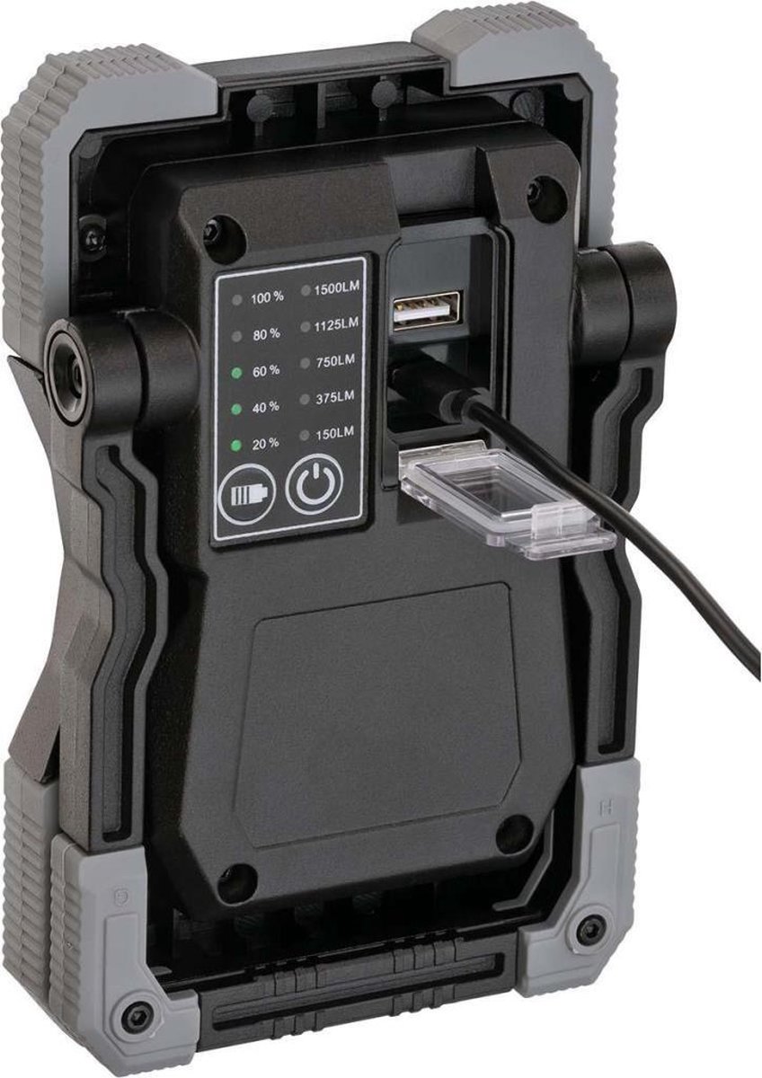 Brennenstuhl Accu LED-werklamp RUFUS | 1500 lm - Zwart