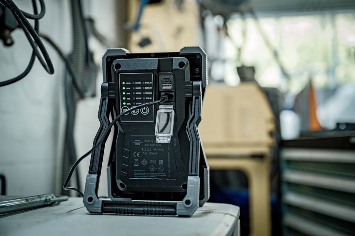 Brennenstuhl Mobiele LED Spotlight | 8000 lm | 80W - Zwart