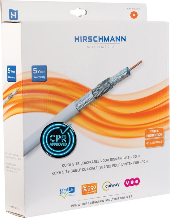 Hirschmann Multimedia KOKA 9 Eca - Coaxkabel 695020554