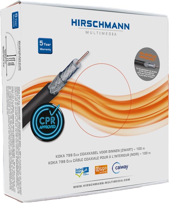 Hirschmann Multimedia KOKA 799 Eca - Coaxkabel 298799102