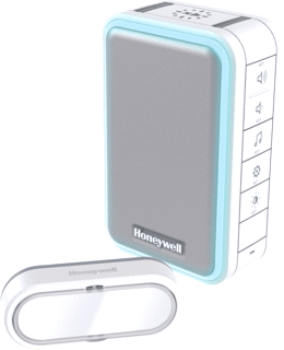 Honeywell Serie 315 - Draadloze deurbel draagbaar met verlichting DC315SL