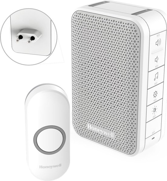 Honeywell Serie 313 - Plug-in deurbel DC313NP2 - Wit