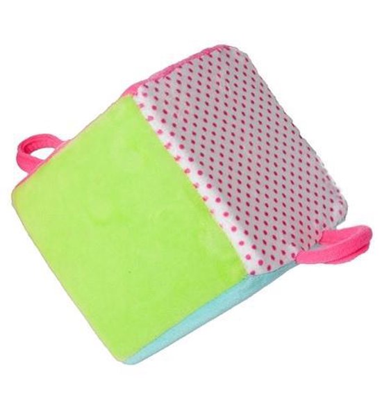 Top1Toys Rammelaar Kubus Met Belletje 11 Cm