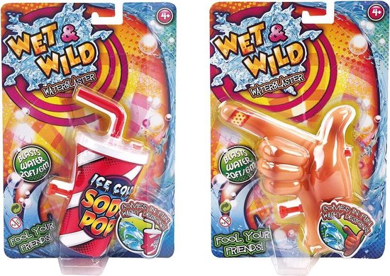 Top1Toys Waterpistool Vinger/Drinkbeker Assorti