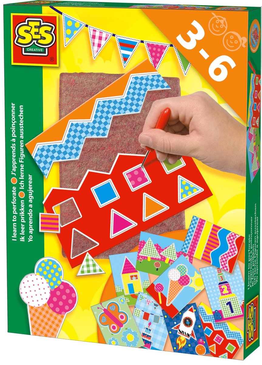 Ses Knutselpakket Ik Leer Prikken