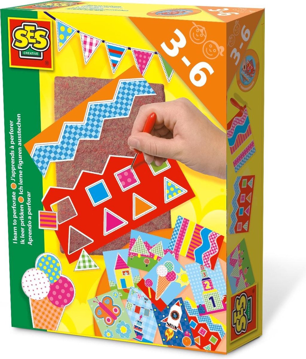 Ses Knutselpakket Ik Leer Prikken