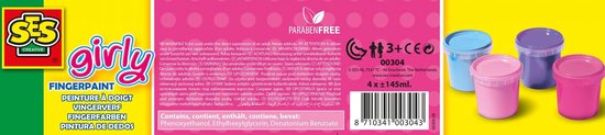 Ses Vingerverf Girly 4 Kleuren