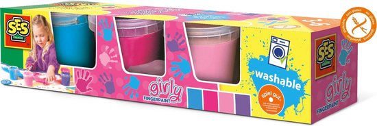 Ses Vingerverf Girly 4 Kleuren