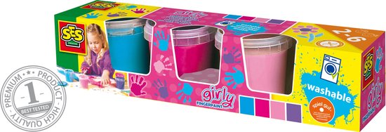 Ses Vingerverf Girly 4 Kleuren