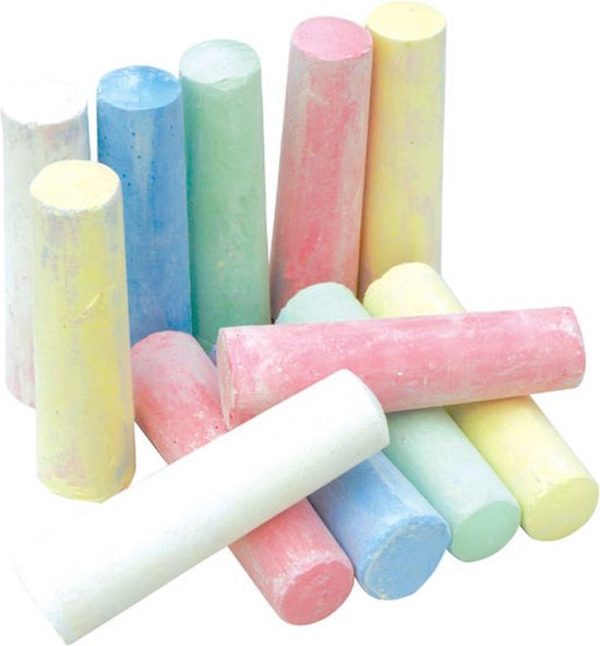 Playfun Stoepkrijt 15 Stuks In Doos