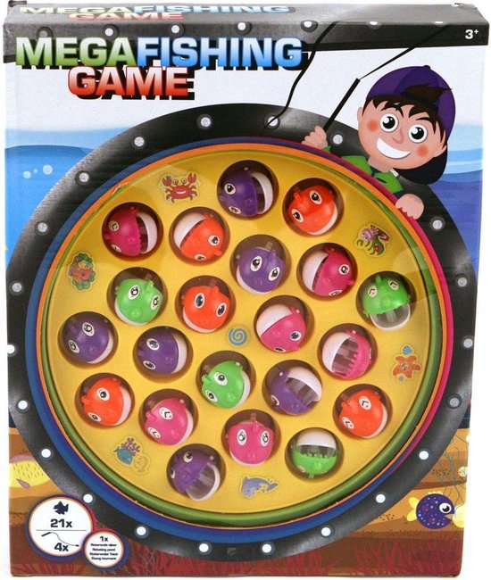 Top1Toys Spel Vissen Vangen 21 Stuks Assorti