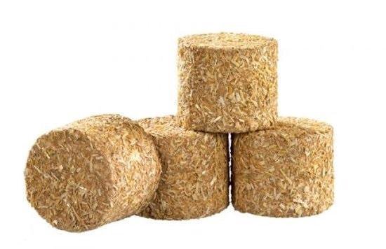 Kids Globe Hooibalen Rond 4 Stuks 1:32 - Bruin