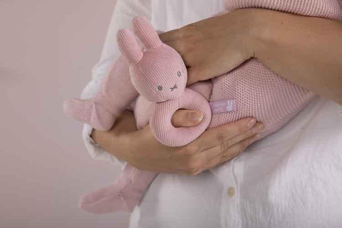 Tiamo Nijntje Rammelaar Babyrib - Roze