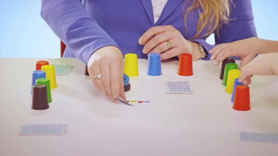 999Games Spel Stapelgekke Speedcups 6 Spelers - Geel