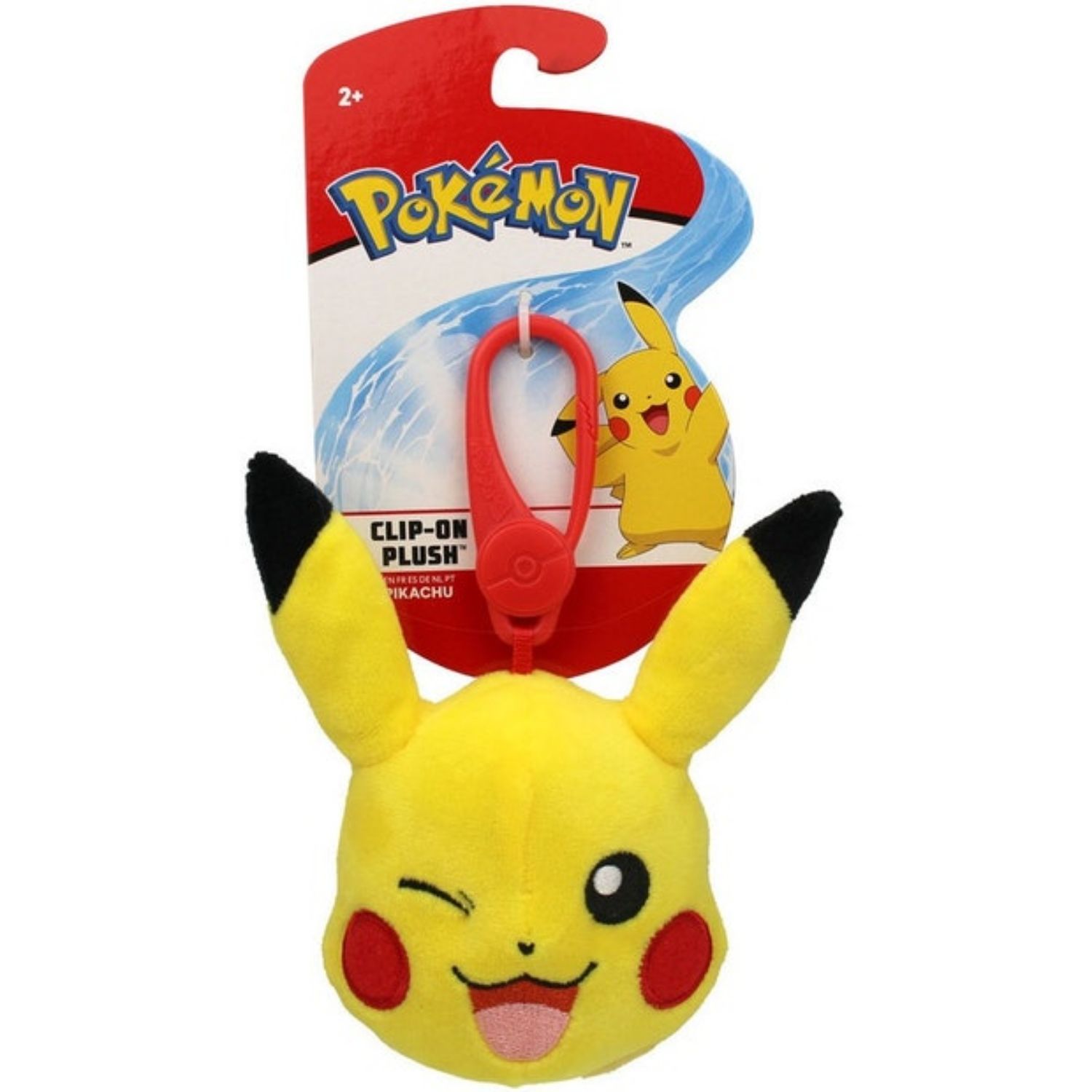 Top1Toys Pokemon Clip On Plush Assorti - Geel