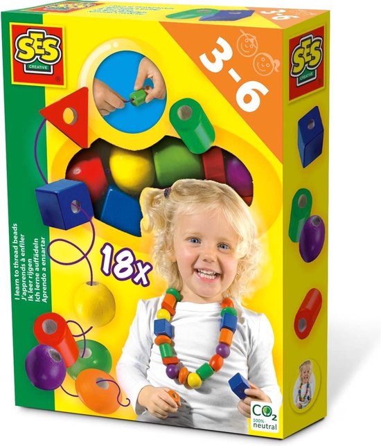 Ses Knutselpakket Ik Leer Rijgen