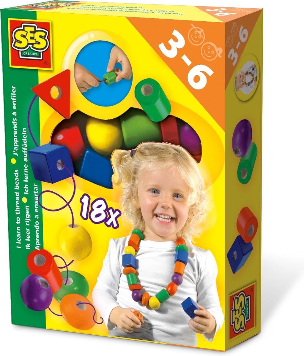 Ses Knutselpakket Ik Leer Rijgen