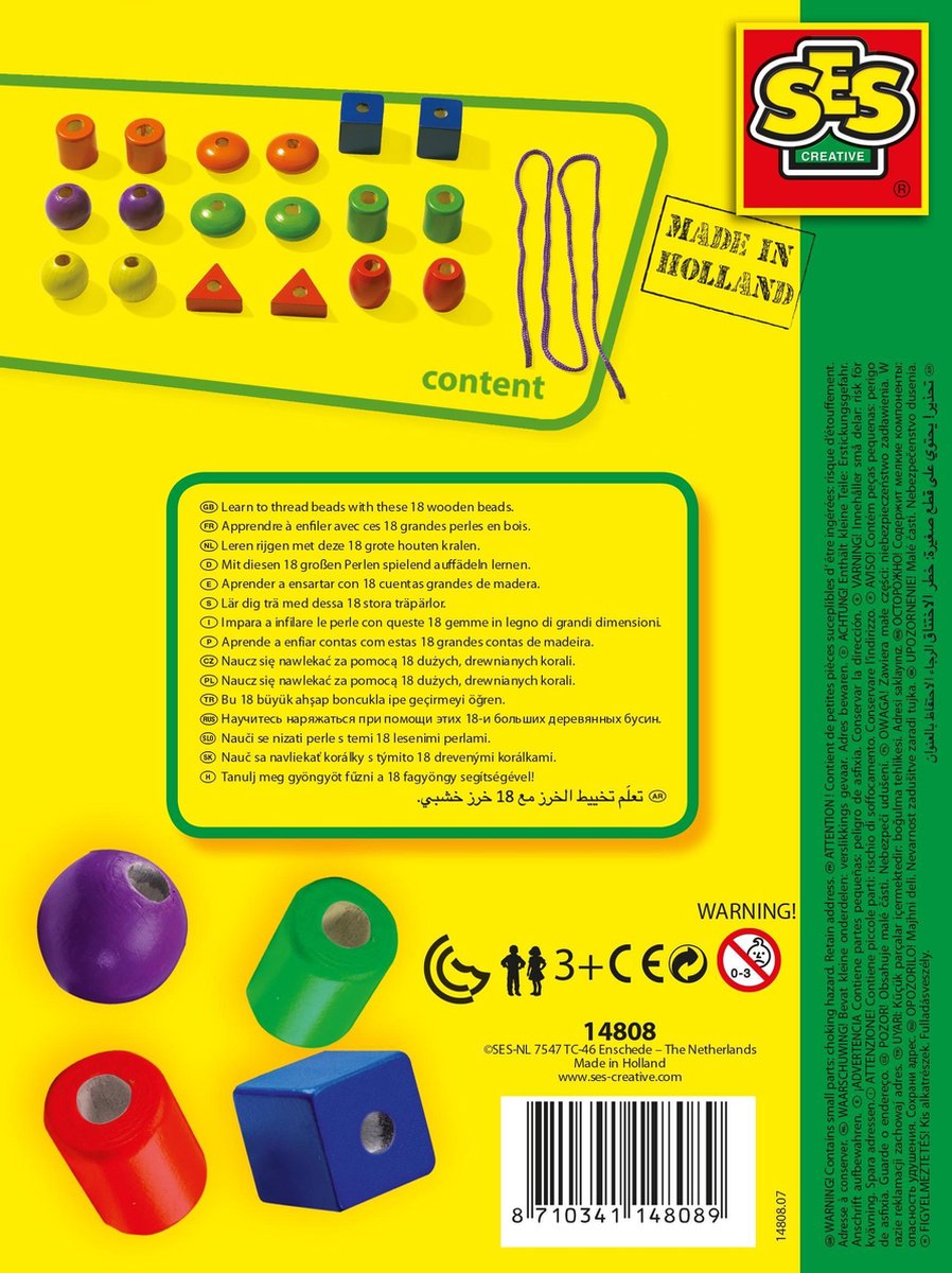 Ses Knutselpakket Ik Leer Rijgen