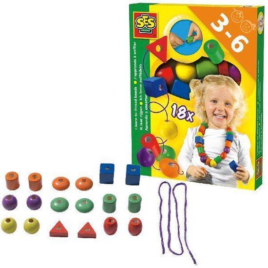 Ses Knutselpakket Ik Leer Rijgen