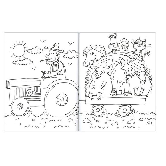 Top1Toys Kleurboek Coole Voertuigen - Blauw