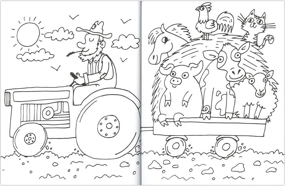 Top1Toys Kleurboek Coole Voertuigen - Blauw