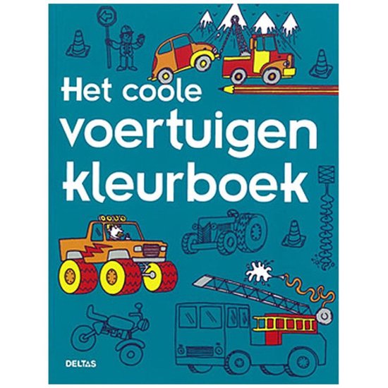 Top1Toys Kleurboek Coole Voertuigen - Blauw