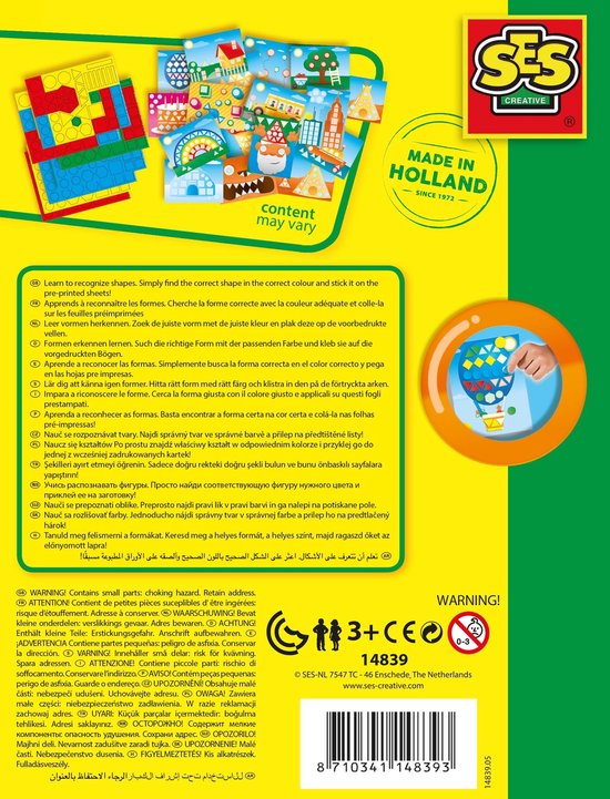 Ses Ik Leer Vormen - Blauw