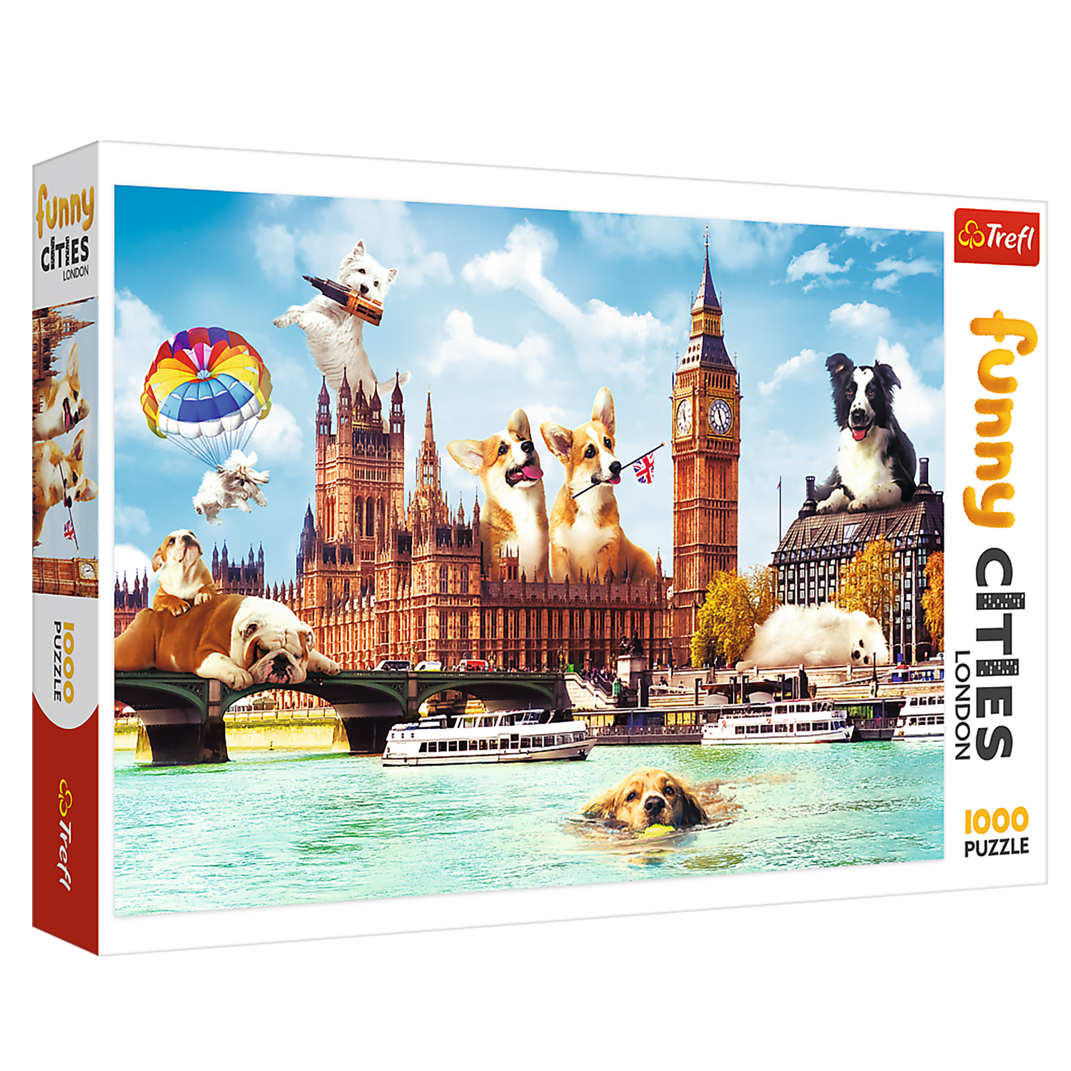 Trefl Puzzel Funny Cities Londen 1000 Stukjes