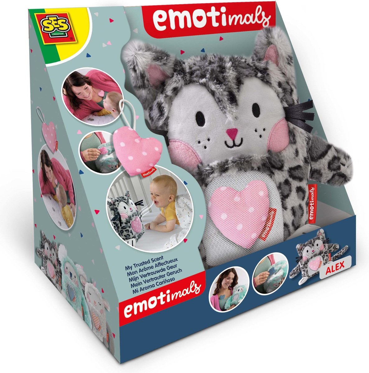 Ses Emotimals Mijn Vertrouwde Geur Alex - Grijs