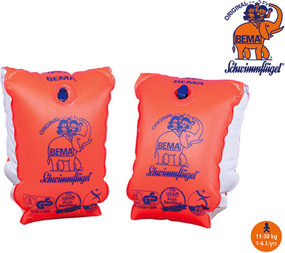 Bema Zwembandjes Maat 0 11-30 Kg - Oranje
