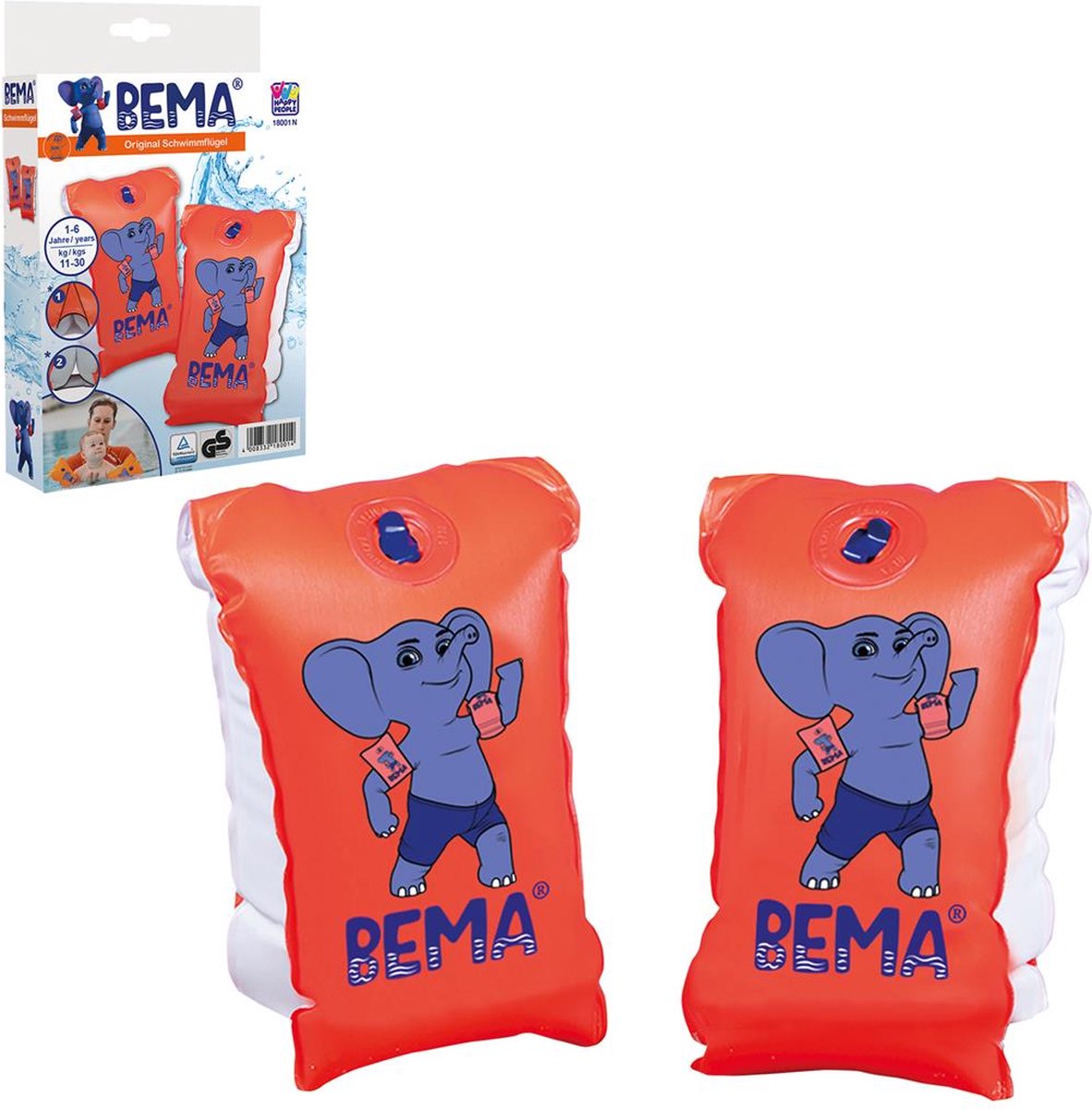 Bema Zwembandjes Maat 0 11-30 Kg - Oranje
