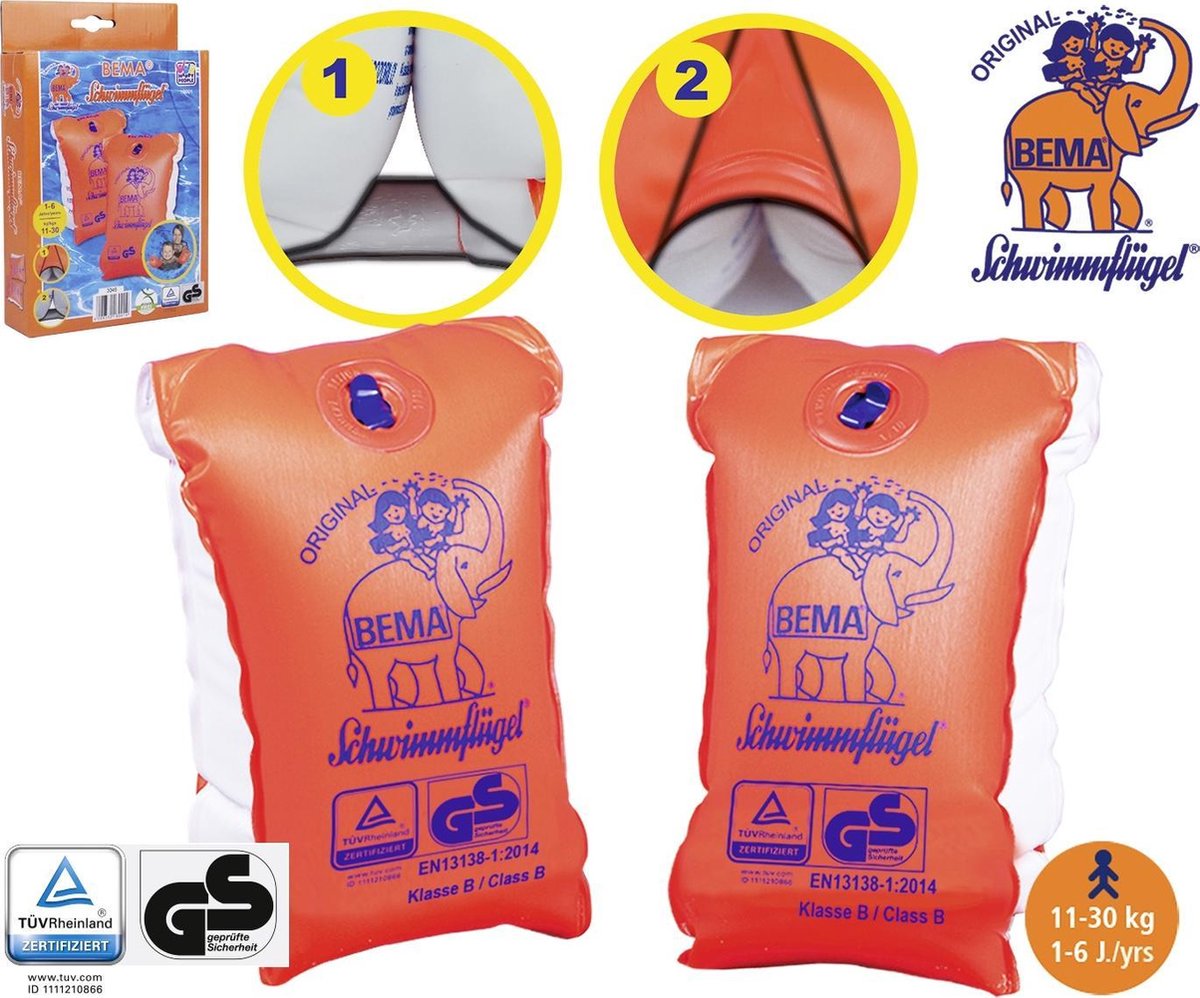 Bema Zwembandjes Maat 0 11-30 Kg - Oranje