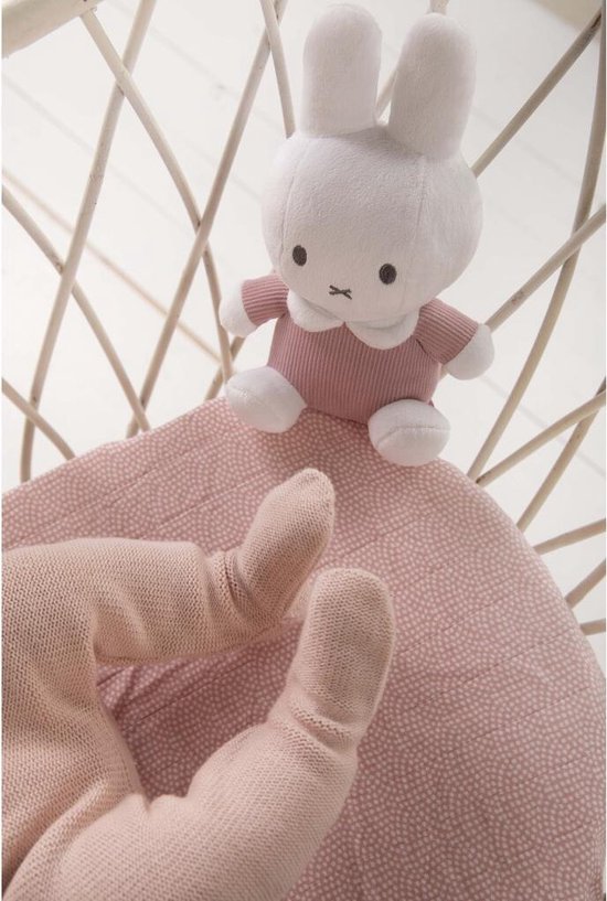 Tiamo Nijntje Knuffel 20 Cm Babyrib - Roze