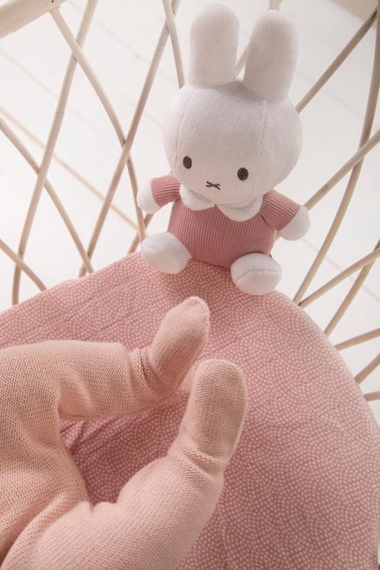 Tiamo Nijntje Knuffel 20 Cm Babyrib - Roze
