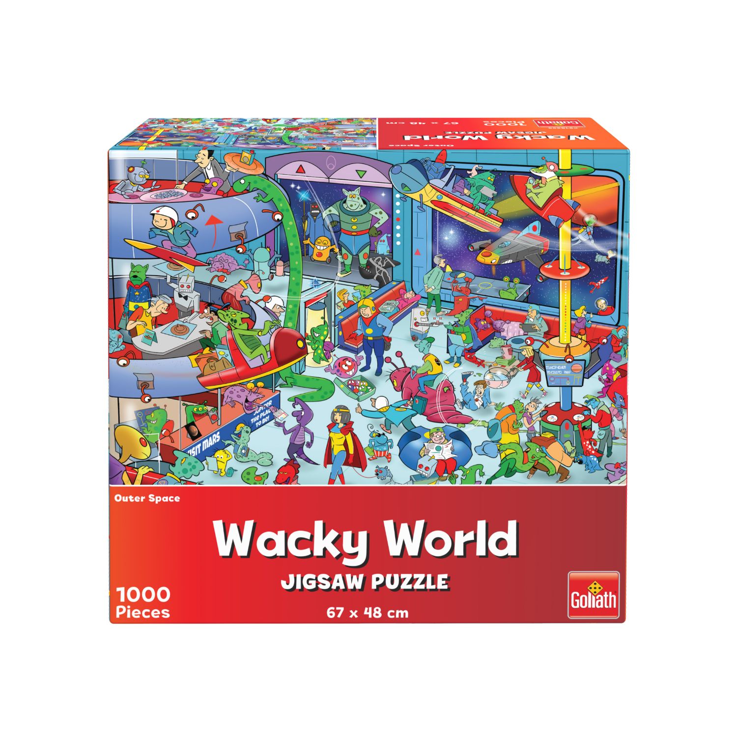 Goliath Puzzel Wacky World Outerspace 1000st