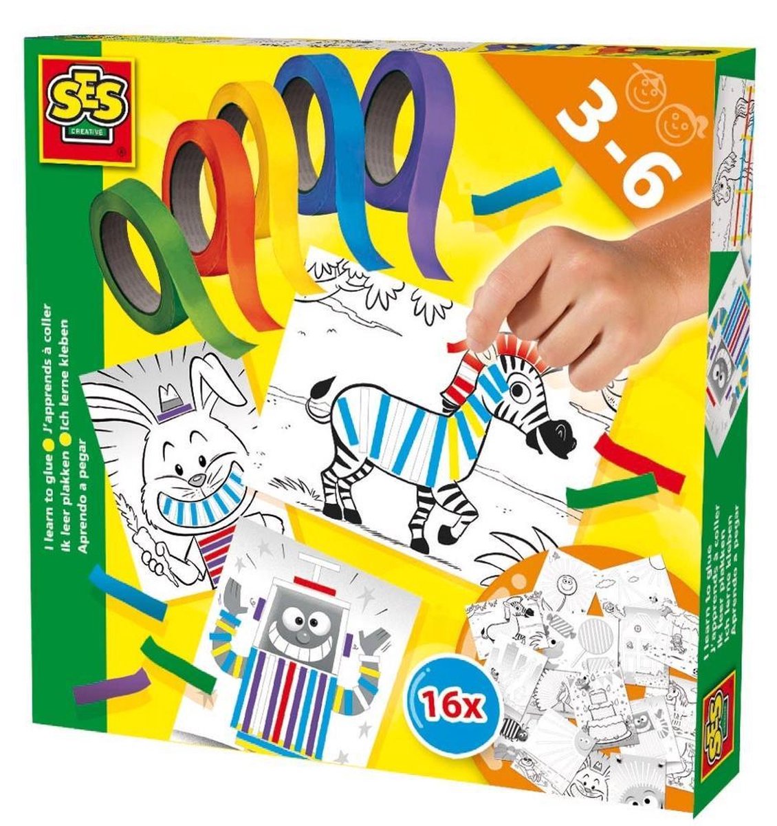 Ses Knutselpakket Ik Leer Plakken