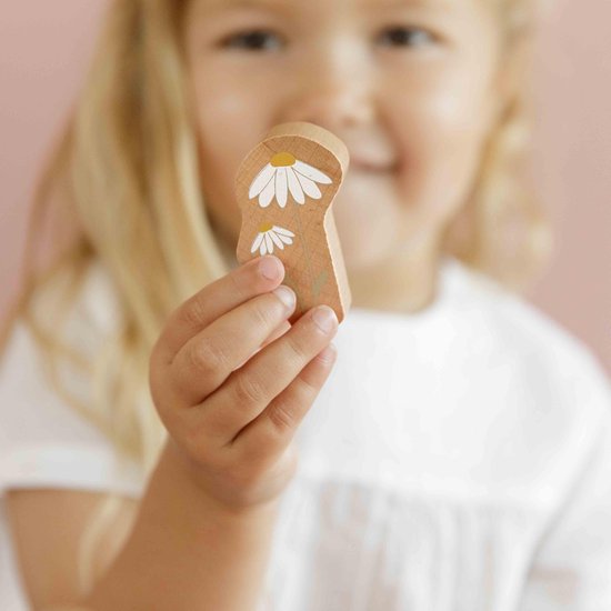 Tiamo Little Dutch Blokken In Ton - Roze