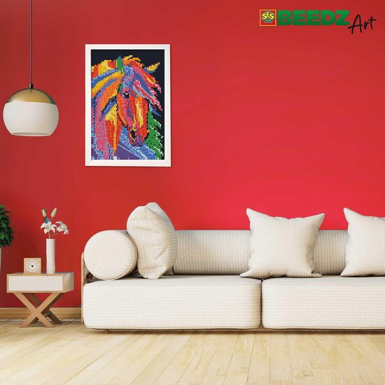 Ses BEEDZ ART: Strijkkralen Paard Fantasie