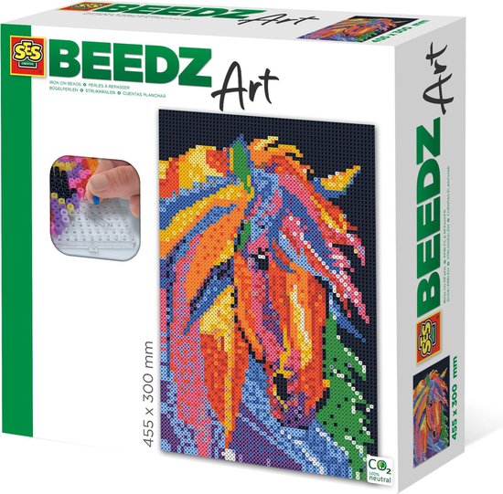 Ses BEEDZ ART: Strijkkralen Paard Fantasie