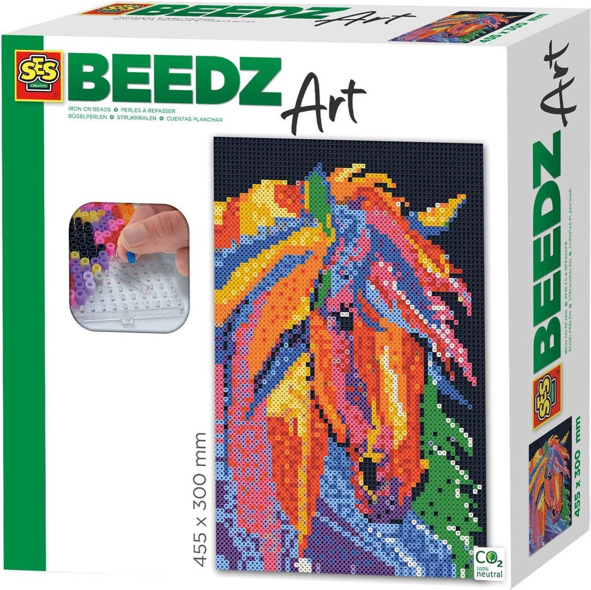 Ses BEEDZ ART: Strijkkralen Paard Fantasie