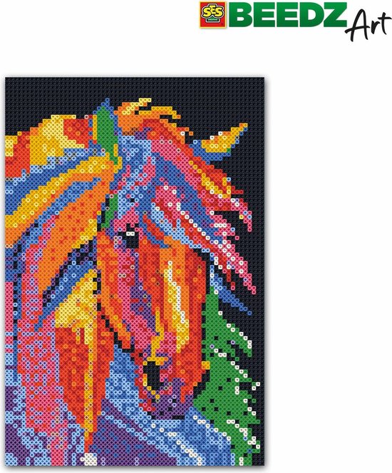 Ses BEEDZ ART: Strijkkralen Paard Fantasie