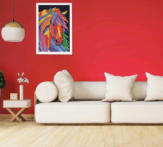Ses BEEDZ ART: Strijkkralen Paard Fantasie