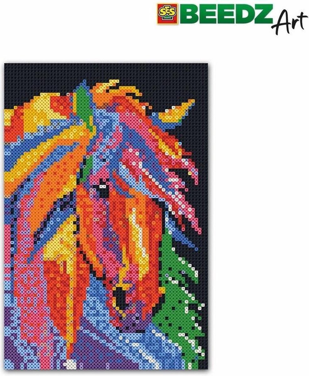 Ses BEEDZ ART: Strijkkralen Paard Fantasie