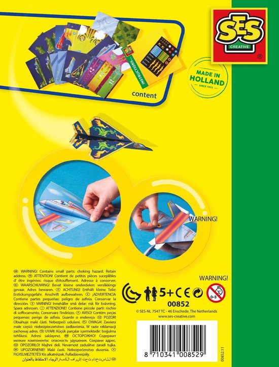 Ses Vliegtuigjes Vouwen