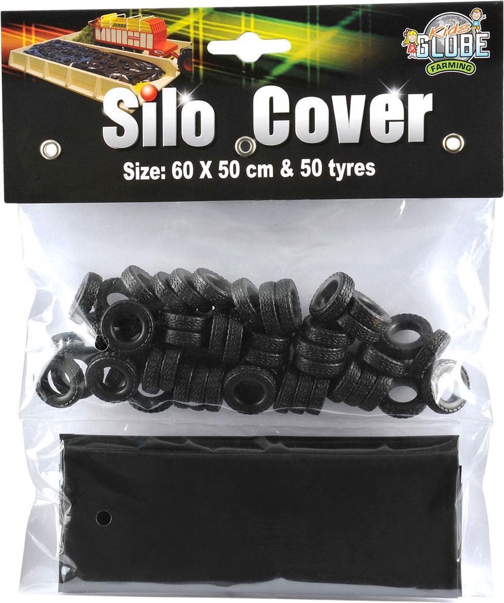 Kids Globe Afdekzeil Voor Sleufsilo - Zwart