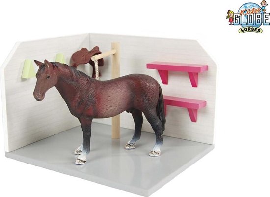 Kids Globe Stal Paardenwasbox 15 X 17,5 X 12 Cm - Roze