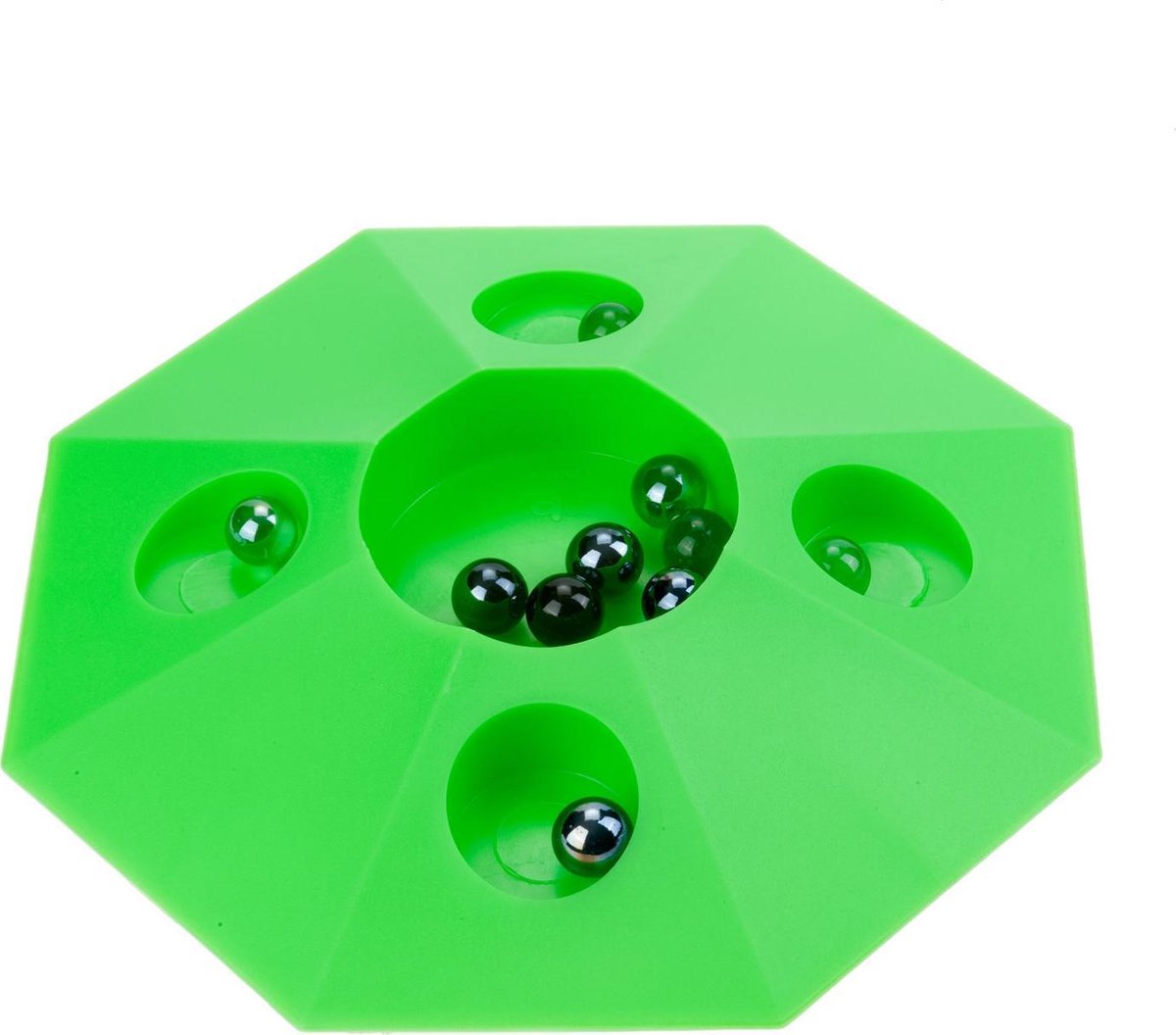 Angel Toys Knikkerpot Groot Met 10 Knikkers 4 Assorti - Rood