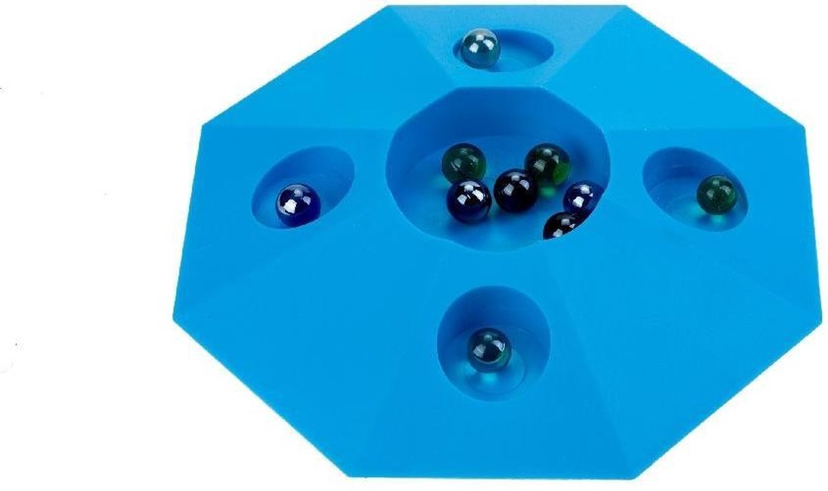 Angel Toys Knikkerpot Groot Met 10 Knikkers 4 Assorti - Rood