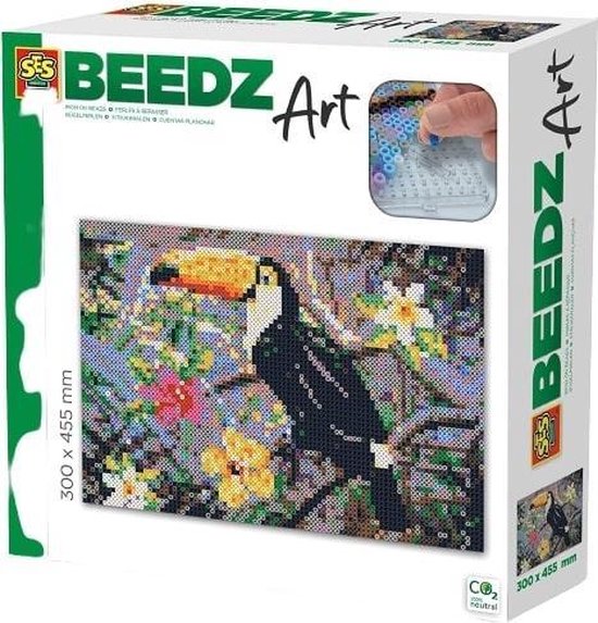 Ses BEEDZ ART: Strijkkralen Toekan